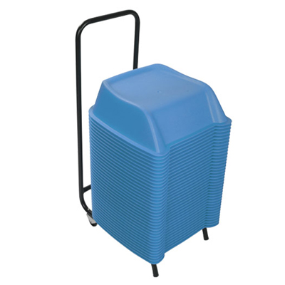 Blue cinema and theater booster seats