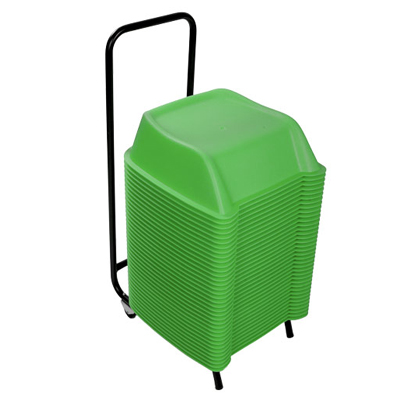 Green cinema and theater booster seats