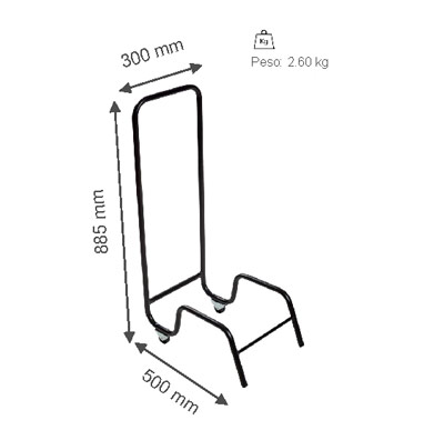 Cinema and theaters booster seats cart - Measures